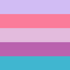 Trans Mspec Lesbian Flag Combo